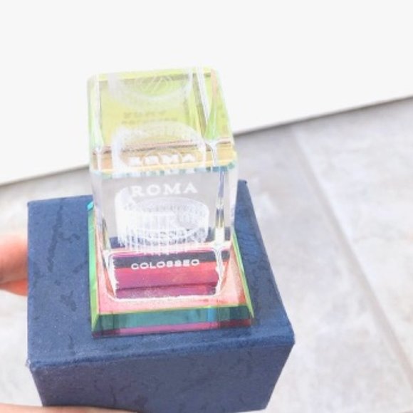 NEW ROMA Glass Decoration Rome Souvenir (colour reflective) - Picture 5 of 8